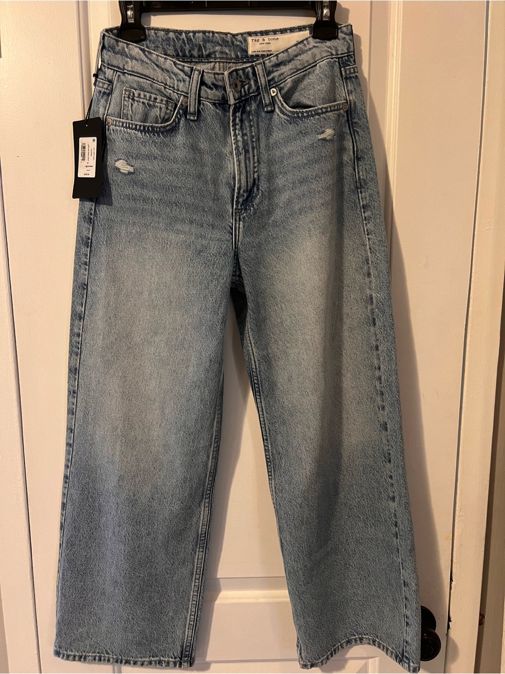 rag & bone Light Blue Relaxed Straight-Leg Men’s Jeans